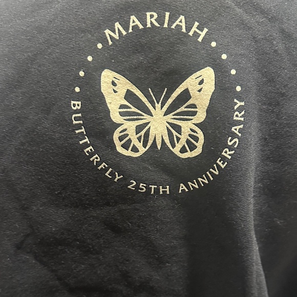 Mariah Carey butterfly 25th Anniversary crewneck - Picture 3 of 4